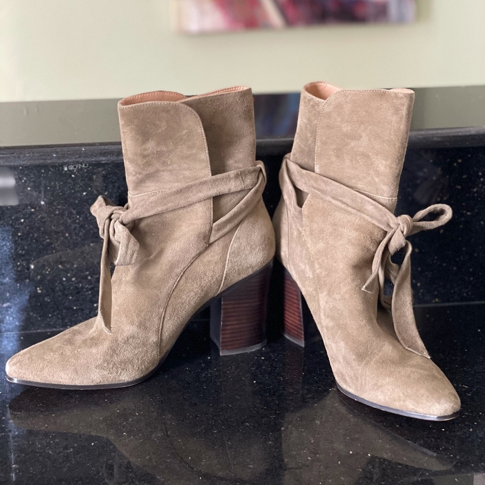 Banana Republic Suede Ankle Boots